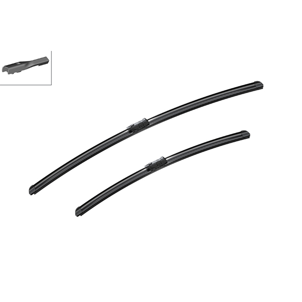 Bosch Am246s Aerotwin Flat Wiper Blade Front Set With Spoiler Bosch Am246s Aerotwin Flat Wiper Blade Front Set With Spoiler