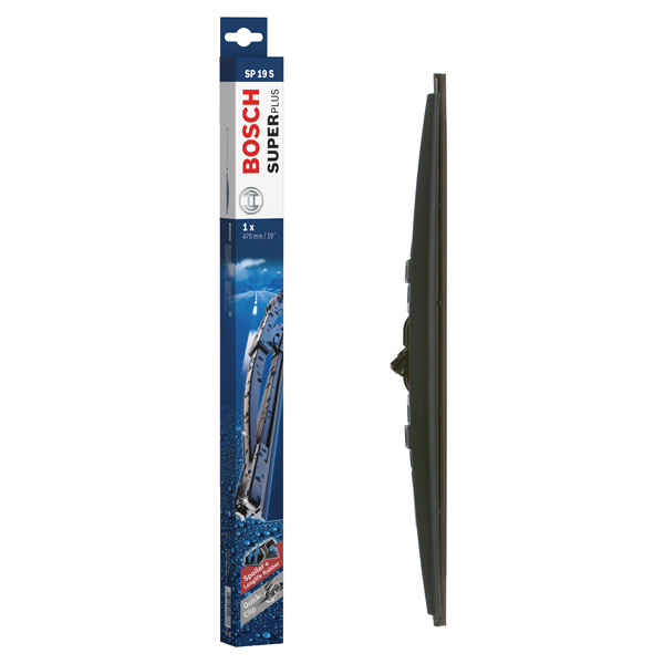 Bosch Super Plus Single Universal Wiper Blade With Spoiler SP19S