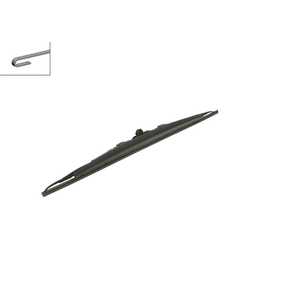 Single Wiper Blade with Spoiler Bosch SP24S Super Plus Universal 