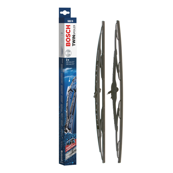 Bosch Super Plus Specific Wiper Blade Set Sp21/21Js With 1 Curved Blade
