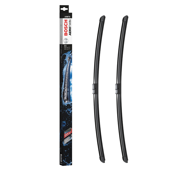 Bosch Aerotwin Flat Wiper Blade Set A947S