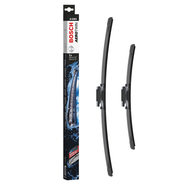 Bosch Aerotwin Flat Wiper Blade Set A118S
