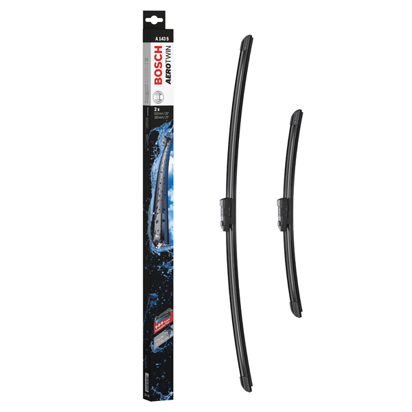 Bosch Aerotwin Flat Wiper Blade Set A143S