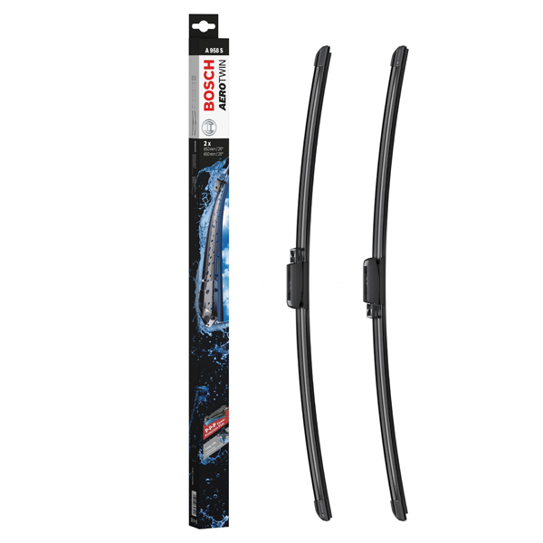 Bosch Aerotwin Flat Wiper Blade Set A958S