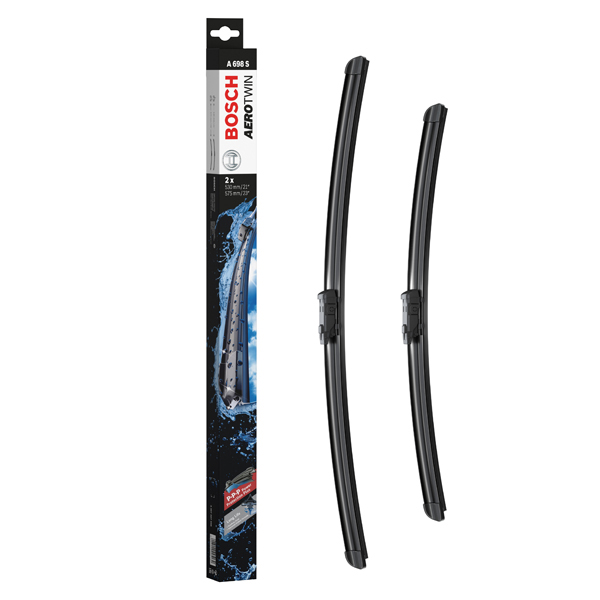 Bosch Aerotwin Flat Wiper Blade Set A698S