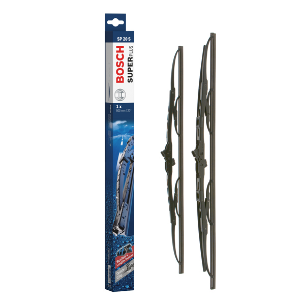 Bosch Super Plus Universal Wiper Blade Set With Spoiler SP20/20S