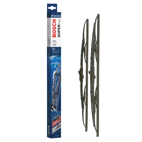 Bosch Super Plus Universal Wiper Blade Set With Spoiler SP21/21S