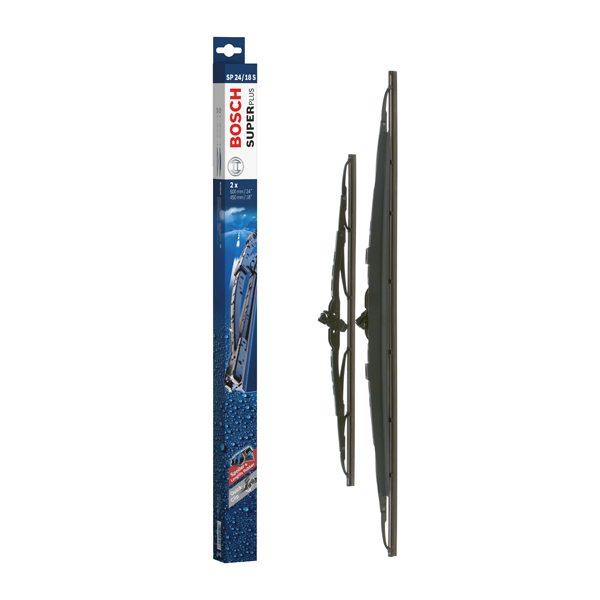 Bosch Super Plus Universal Wiper Blade Set With Spoiler SP24/18S