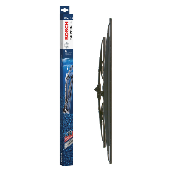 Bosch Super Plus Universal Wiper Blade Set With Spoiler SP24/19S