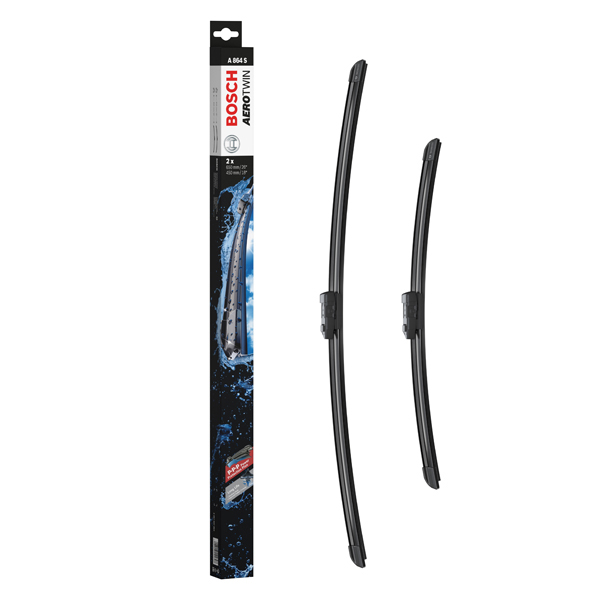 Bosch Aerotwin Flat Wiper Blade Set A864S
