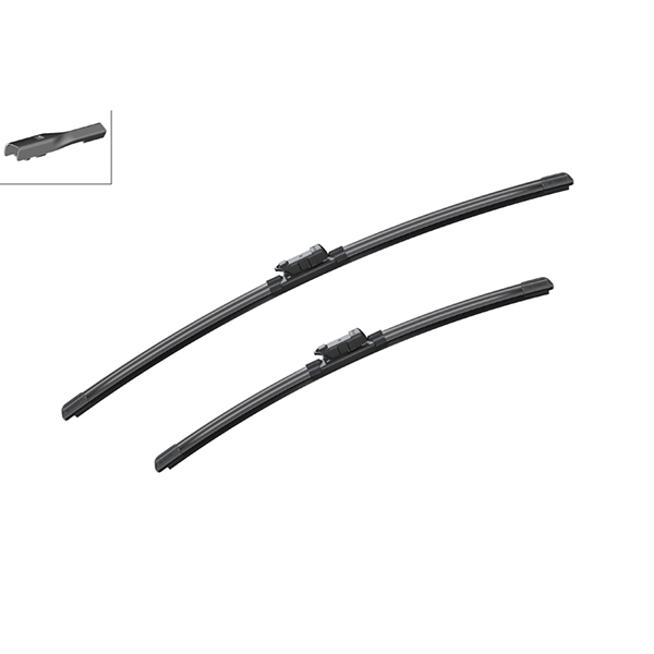 Bosch Ruitenwisserblad Aerotwin A860S, Lengte: 600mm/475mm − Set van ruitenwisserbladen voor Bosch Ruitenwisserblad Aerotwin A860S, Lengte: 600mm/475mm − Set van ruitenwisserbladen voor