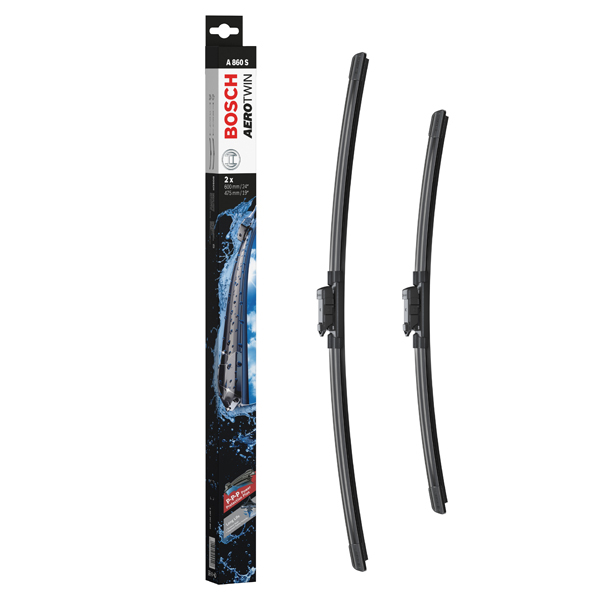 Bosch Aerotwin Flat Wiper Blade Set A860S