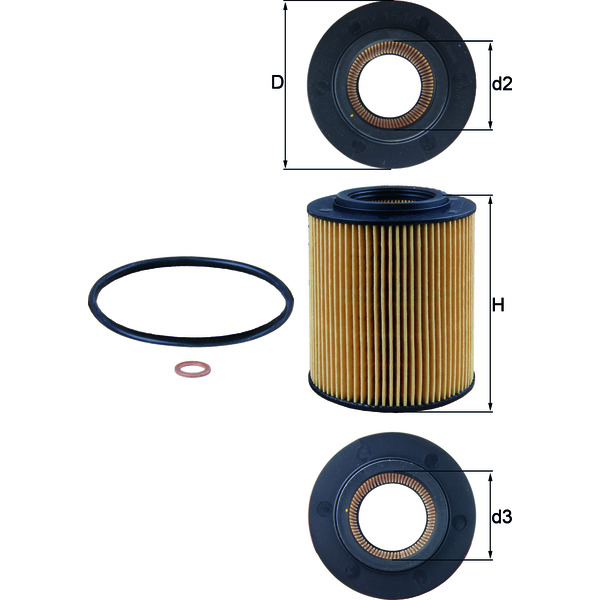 Mahle Knecht Oil Filter