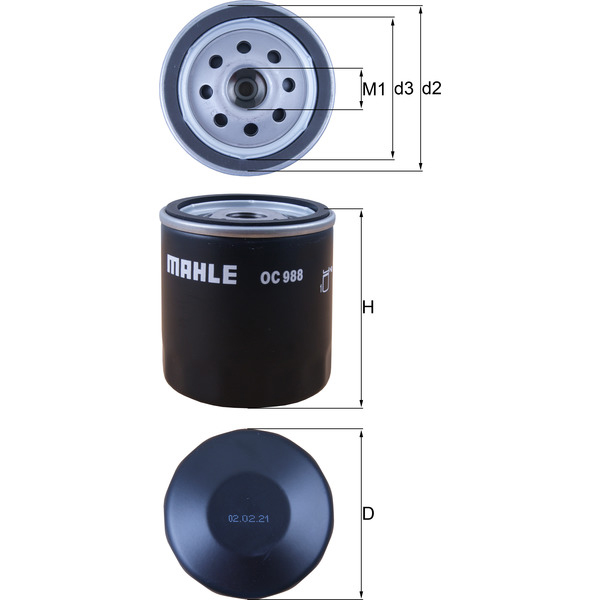 Mahle Knecht Oil Filter