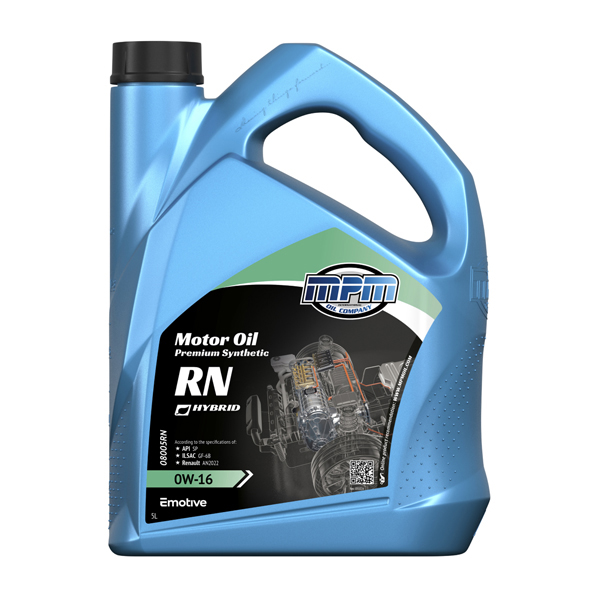 MPM Oil 0W-16 Premium Synthetic RN 5L