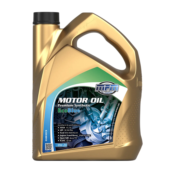 MPM Oil 0W-20 Premium Synthetic EcoBlue 5L