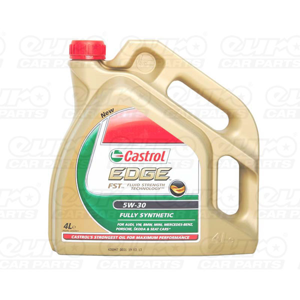 Castrol Edge FST Fully Synthetic 5W30 Engine Oil (4 Litre) Euro Car Parts