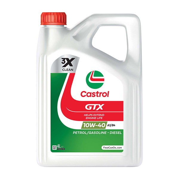 Castrol GTX Ultraclean A3/B4 Engine Oil - 10W-40 - 4ltr