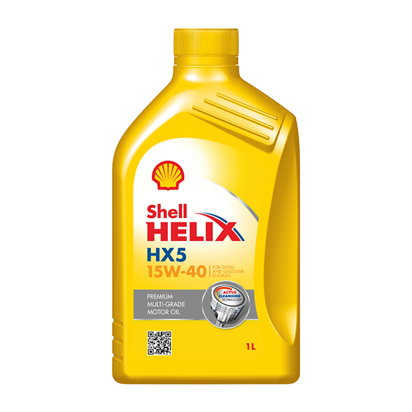 Shell Helix HX5 Engine Oil - 15W-40 - 1Ltr