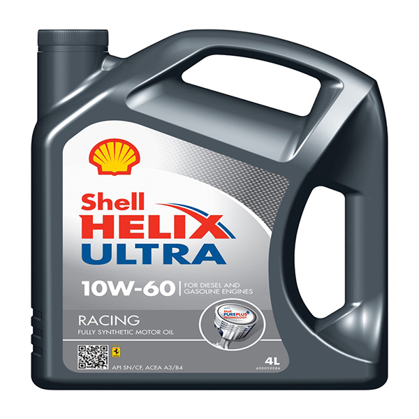 Shell Helix Ultra Racing Engine Oil - 10W-60 - 4Ltr