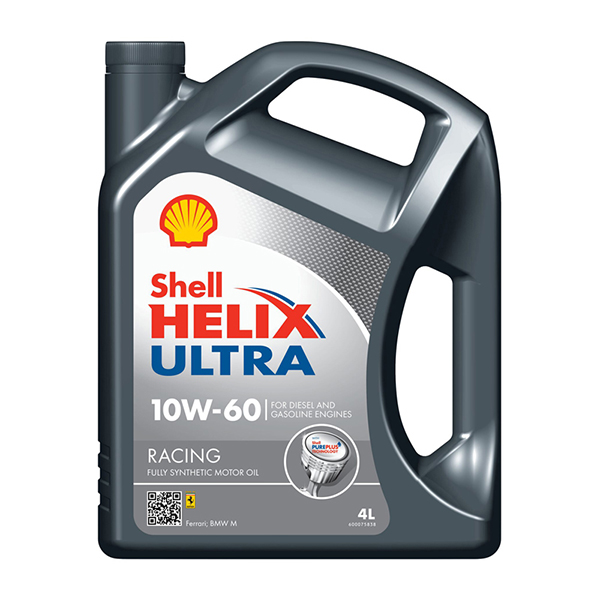 Shell Helix Ultra Racing Engine Oil - 10W-60 - 4Ltr