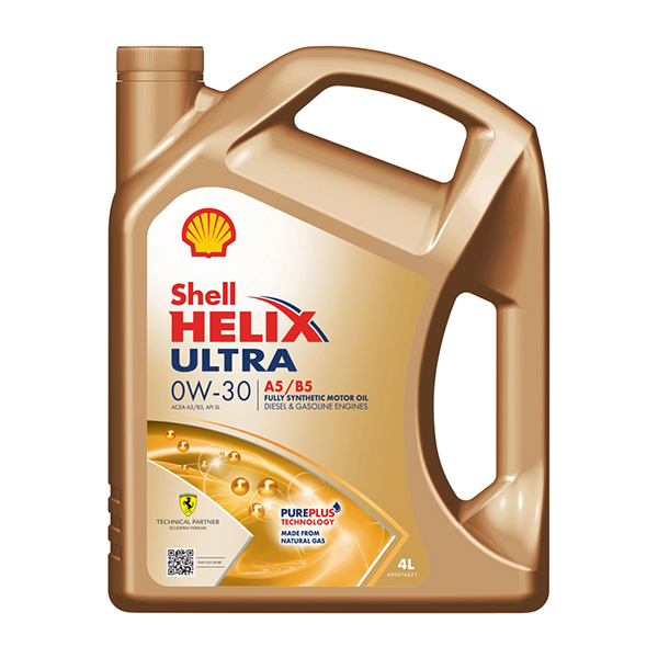 Shell Helix Ultra A5/B5 Engine Oil - 0W-30 - 4Ltr