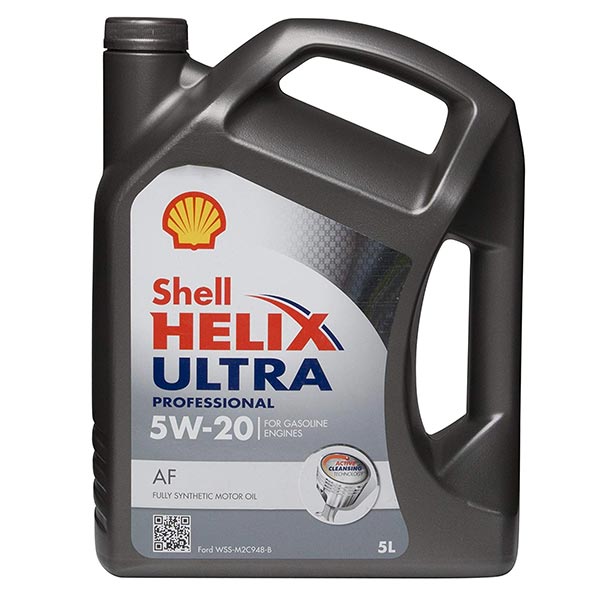 Shell Helix Ultra Professional AF Engine Oil - 5W-20 - 5Ltr | Euro Car ...