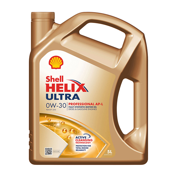 Shell Helix Ultra Professional AP-L Engine Oil - 0W-30 - 5Ltr