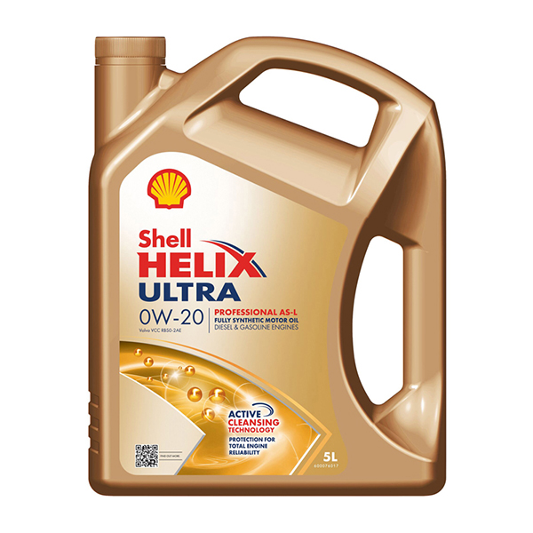 Shell Helix Ultra Professional AS-L Engine Oil - 0W-20 - 5Ltr