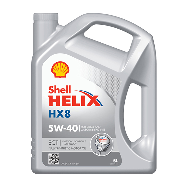 Shell Helix HX8 ECT Engine Oil - 5W-40 - 5Ltr