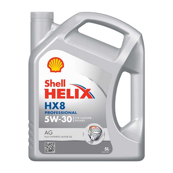 Shell Helix HX8 Professional AG Engine Oil - 5W-30 - 5Ltr