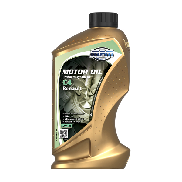 MPM Oil 5W-30 Premium Synthetic C4 Renault 1L