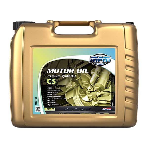 MPM Premium Synthetic C5 0W-20 Engine Oil 20L