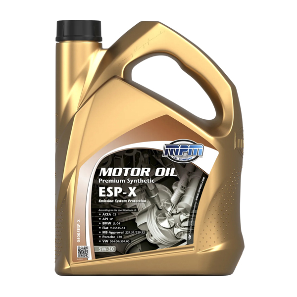MPM Oil 5W-30 Premium Synthetic ESP-X 5L