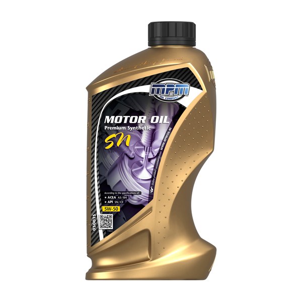 MPM Oil 5W-50 Premium Synthetic SN 1L