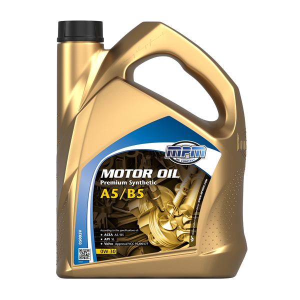 MPM Oil 0W-30 Premium Synthetic A5/B5 5L