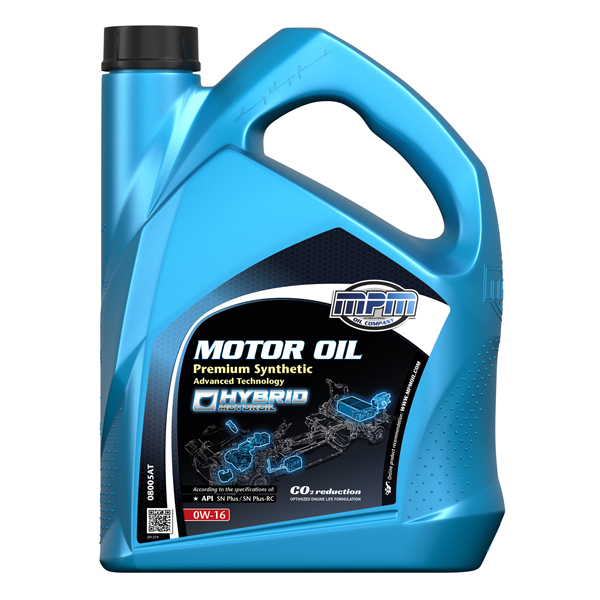 MPM Oil 0W-16 Premium Synthetic Advanced Technology 5L