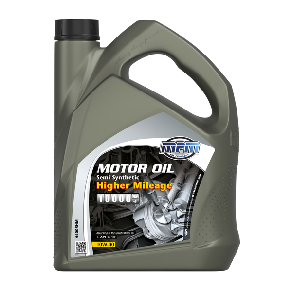 MPM Oil 10W-40 Semi Synthetic Higher Mileage 5L