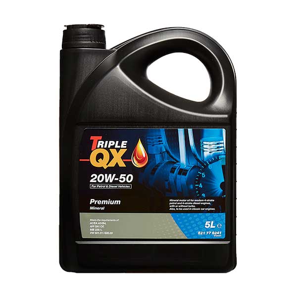 TRIPLE QX Premium Engine Oil 20W-50 - 5Ltr