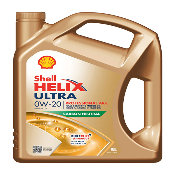 Shell Helix Ultra Professional AR-L Engine Oil - 0W-20 RN17 FE - 5Ltr
