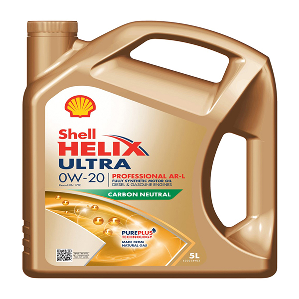 Shell Helix Ultra Professional AR-L Engine Oil - 0W-20 RN17 FE - 5Ltr ...