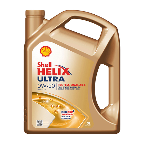 Shell Helix Ultra Professional AR-L Engine Oil - 0W-20 RN17 FE - 5Ltr