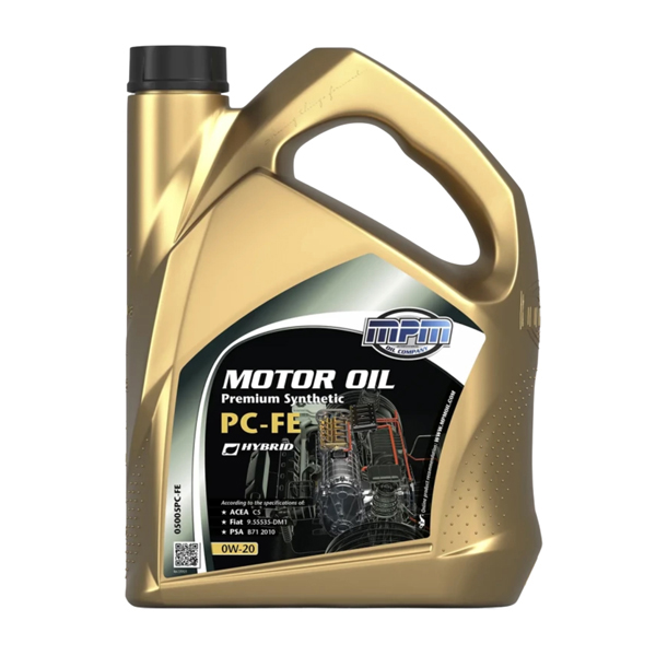 MPM Oil 0W-20 Premium Synthetic PC-FE 5L