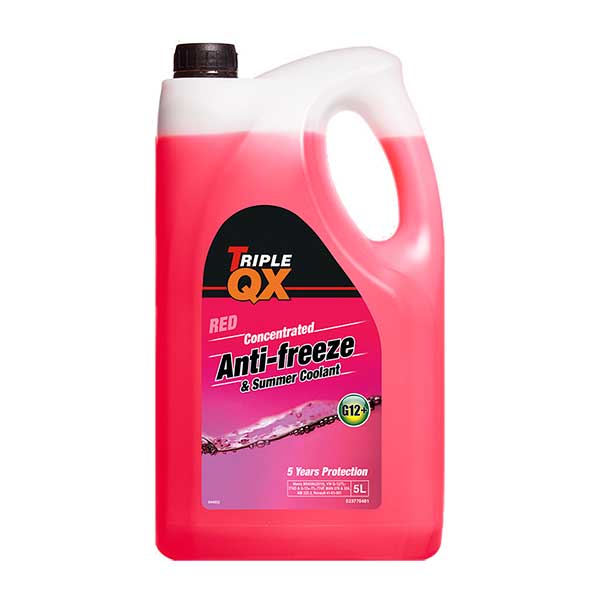 TRIPLE QX Red Concentrate Antifreeze/Coolant 5Ltr