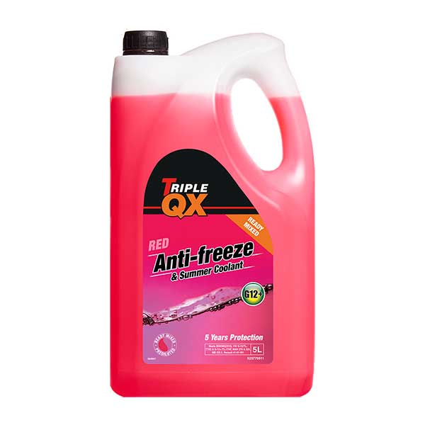 TRIPLE QX Red (Ready Mixed) Antifreeze/Coolant 5Ltr