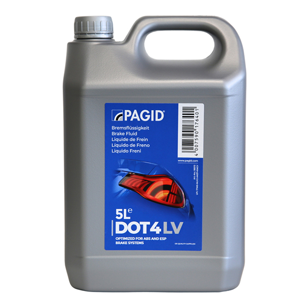 Pagid Dot4(LV/ESP) Low Viscosity Brake Fluid 5ltr