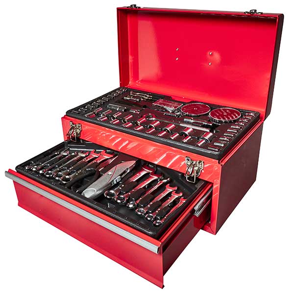 Top Tech 150pc Maintenance Tool Kit with 1-Drawer Chest