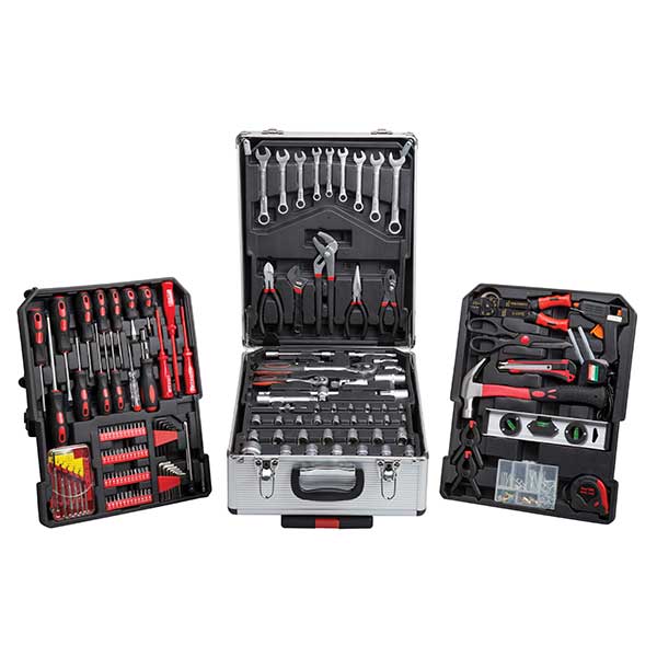 Top Tech 186pc Home and Car Tool Kit with Aluminium Storage Case