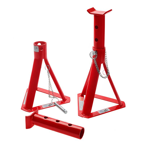 Top Tech 2 Tonne Fixed Base Axle Stand Set