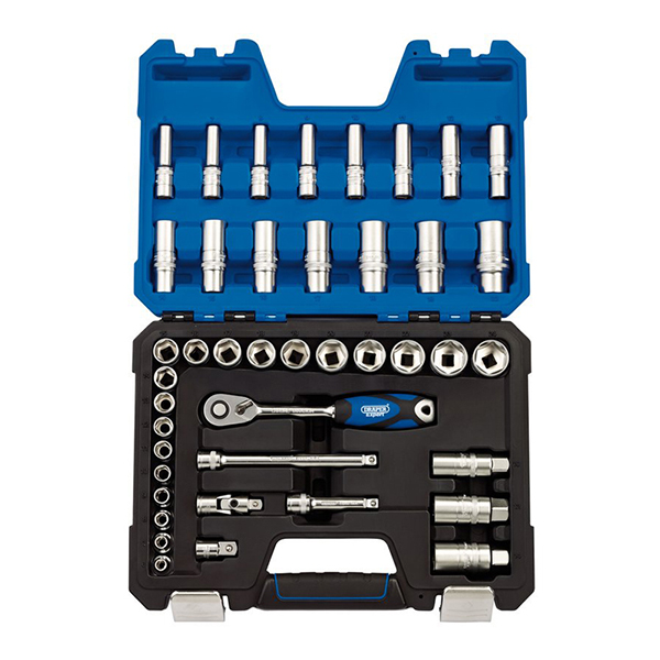 Draper Metric Socket Set, 3/8" Sq. Dr. (42 Piece)